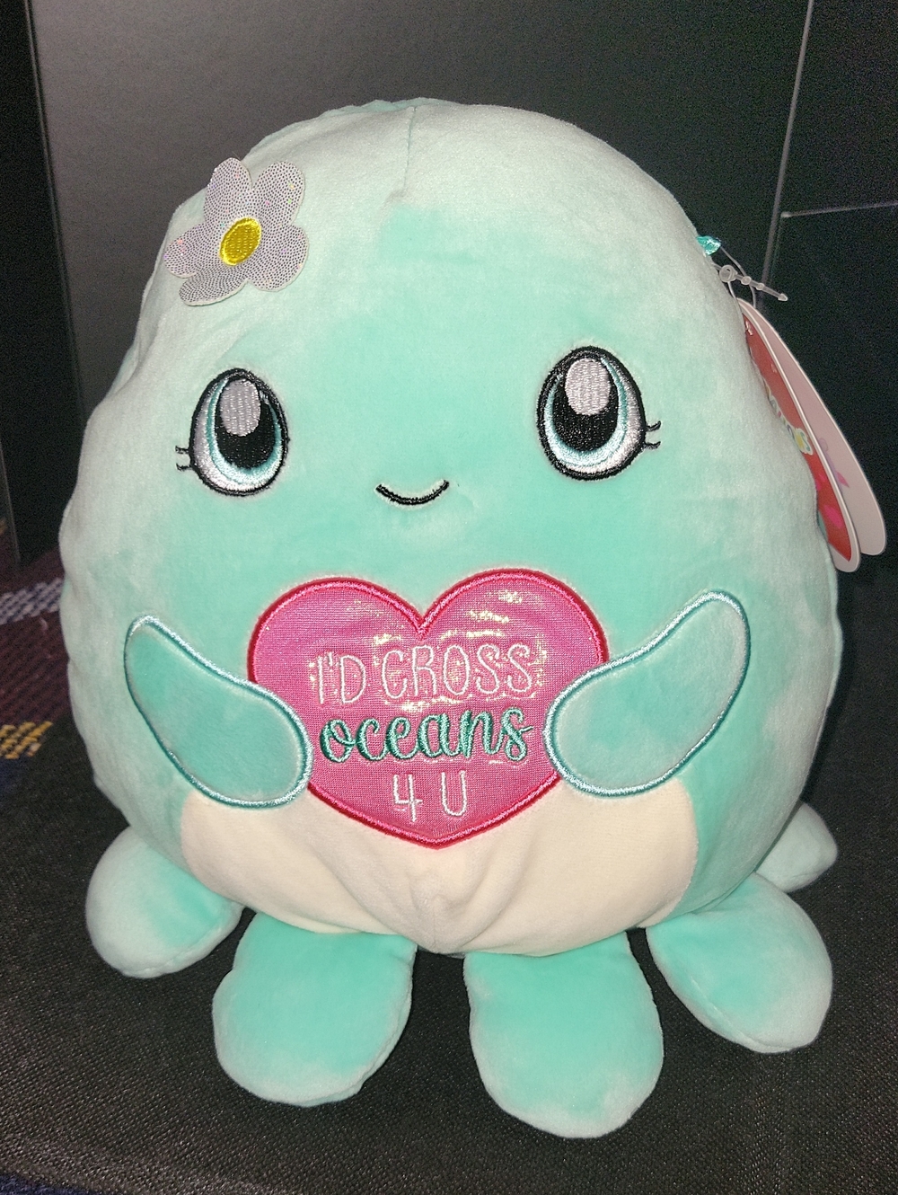 Squishmallows 8" Olina the Octopus- I'd Cross Oceans 4U (NWT)